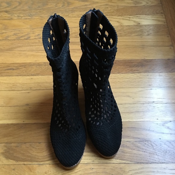 Jeffery Campbell Black booties - Picture 1 of 3